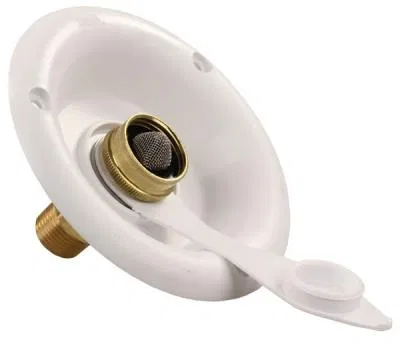 321-B-26-A – JR PRODUCTS Fresh Water Inlet, Used For RV Fresh Water System Recessed Inlet Without Hatch 1/2 Inch Male...